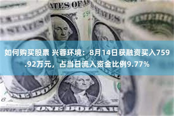 如何购买股票 兴蓉环境：8月14日获融资买入759.92万元，占当日流入资金比例9.77%