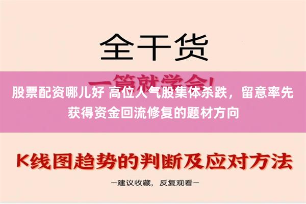 股票配资哪儿好 高位人气股集体杀跌，留意率先获得资金回流修复的题材方向